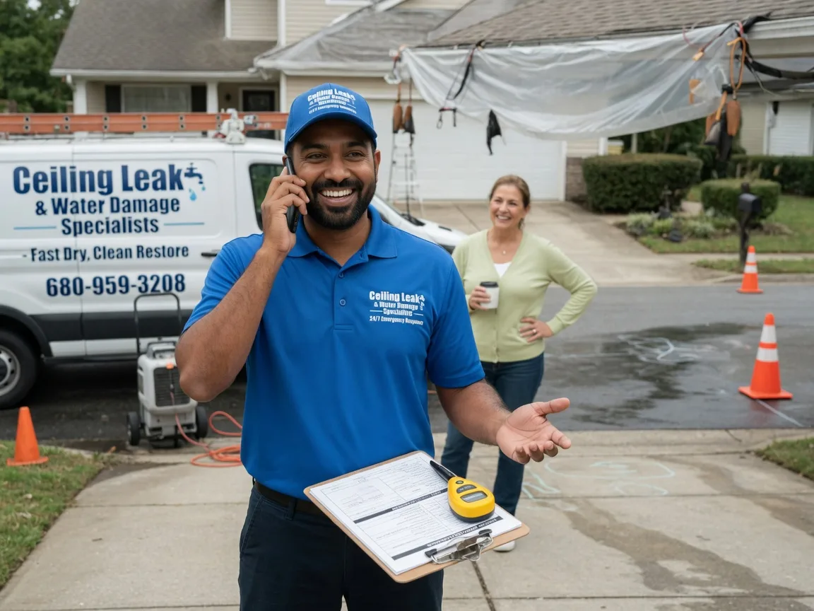 Ceiling Leak Cleanup Pointblank, TX FAQs